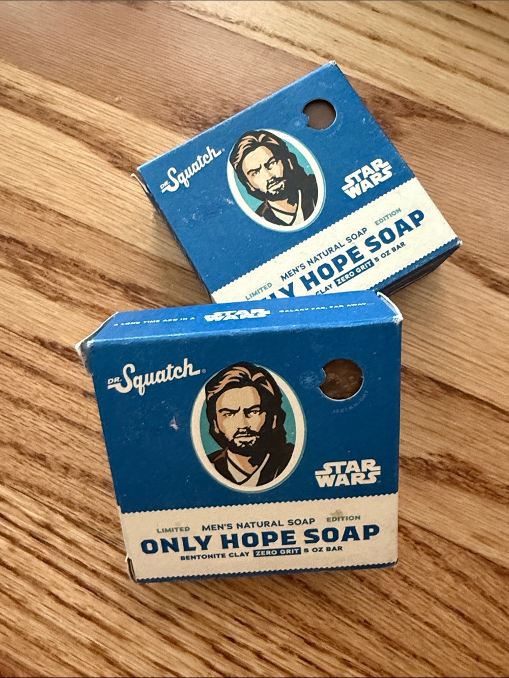 Dr. Squatch x Star Wars Only  Hope Soap  2 Bars- Blue Box - New